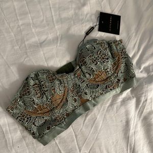 JLUXLABEL corset bustier crop top